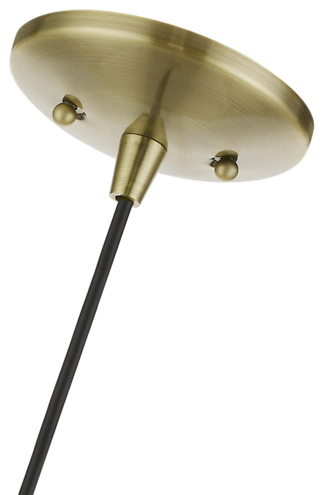 Lansdale 1 Light Antique Brass Single Pendant