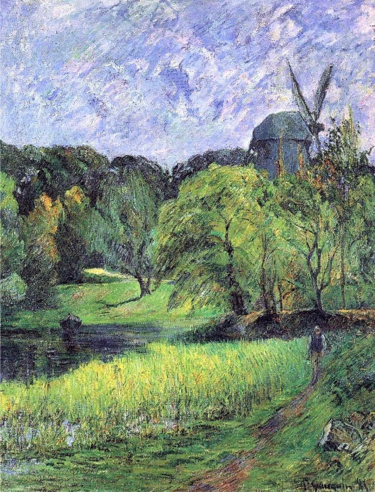Paul Gauguin The Queen's Mill  Austervold, 21"x28" Gallery Wrapped Canvas