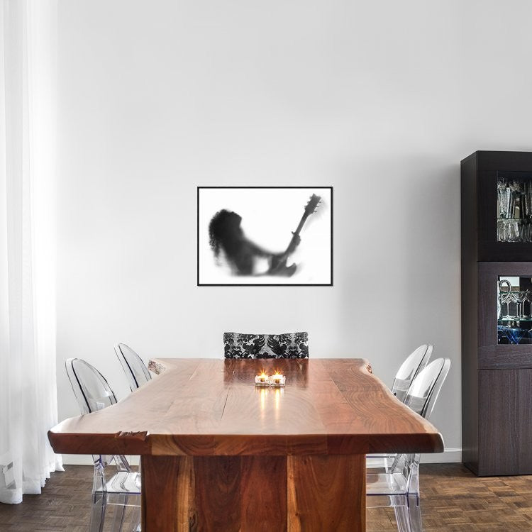 "Solo" Framed Canvas Giclee by Sebastian Kisworo, 31x23"