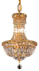 Elegant Lighting Tranquil 12" 6 Light Royal Crystal Chandelier