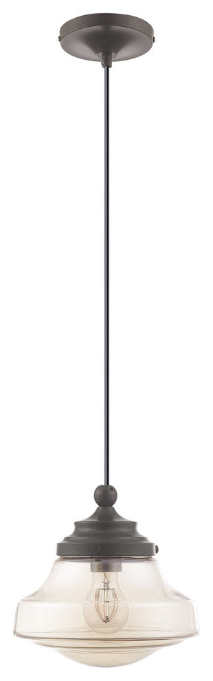 Livex Lighting English Bronze 1-Light Mini Pendant