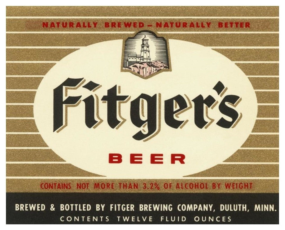 "Fitger's Beer" Digital Paper Print by Vintage Booze Labels, 24"x20"