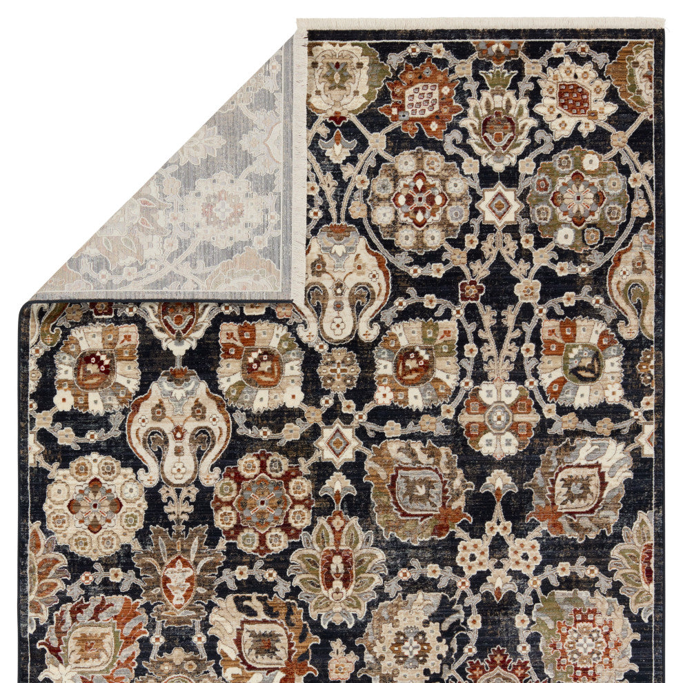 Vibe Althea Floral Blue/Cream Area Rug 5'X8'