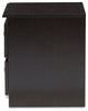 Carine Modern and Contemporary Wenge Brown Finished 2-Drawer Nightstand