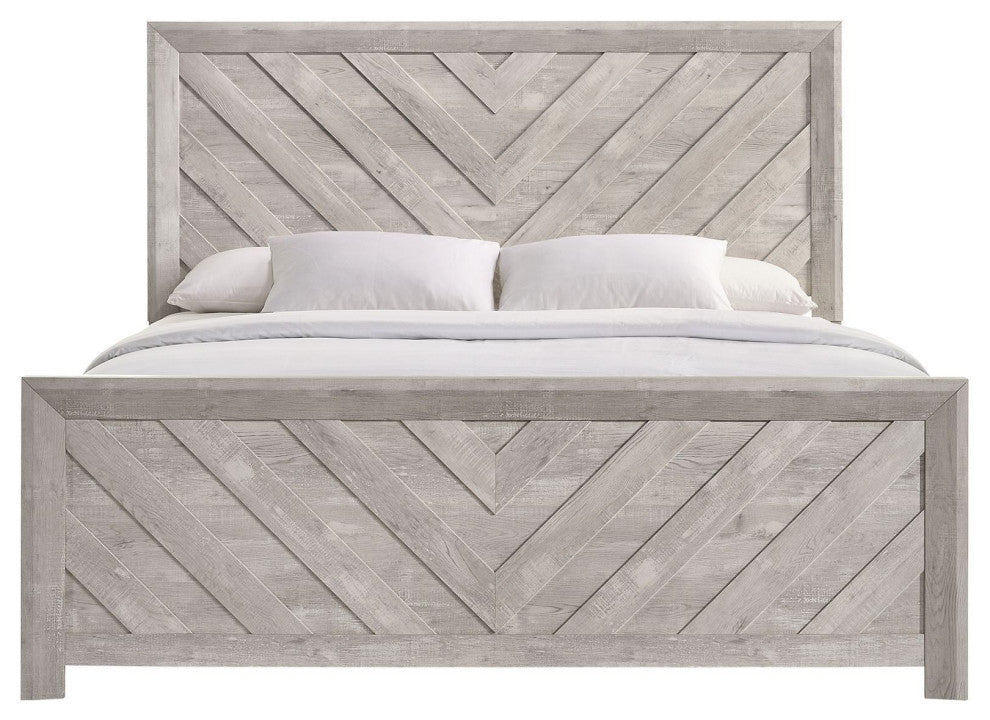 Picket House Furnishings Keely Panel Bed in White
