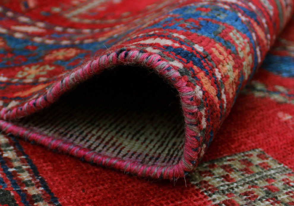 Semi Antique Xiomara Red Rug, 5'0x5'11