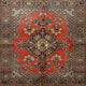 Ahgly Company Indoor Square Traditional Area Rugs, 4' Square