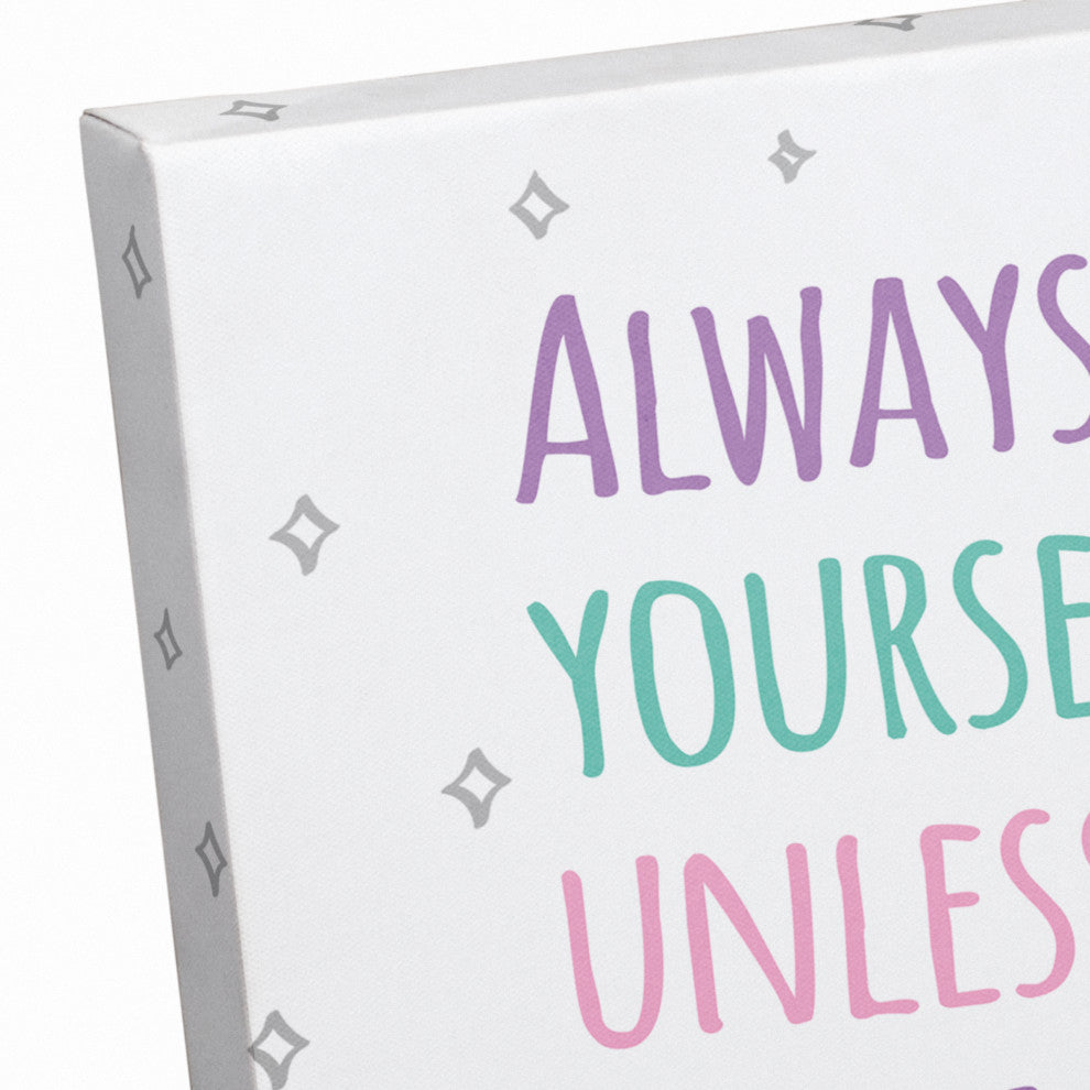 Be a Unicorn Cat 16x20 Canvas Wall Art