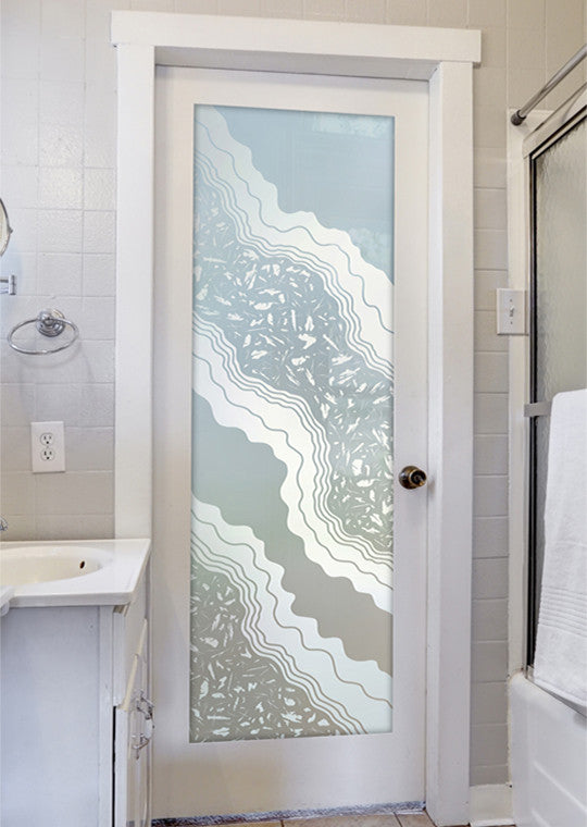 Pantry Door - Metamorphosis Peak - Primed - 30" x 84" - Book/Slab Door