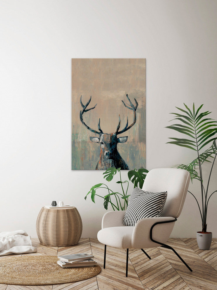 "What up Buck" Painting Print on Wrapped Canvas, 40"x60"