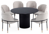 Manhattan Comfort 7-Piece Flor and Hathaway Dining