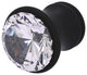 Carolina Crystal Cabinet Knob, Matte Black