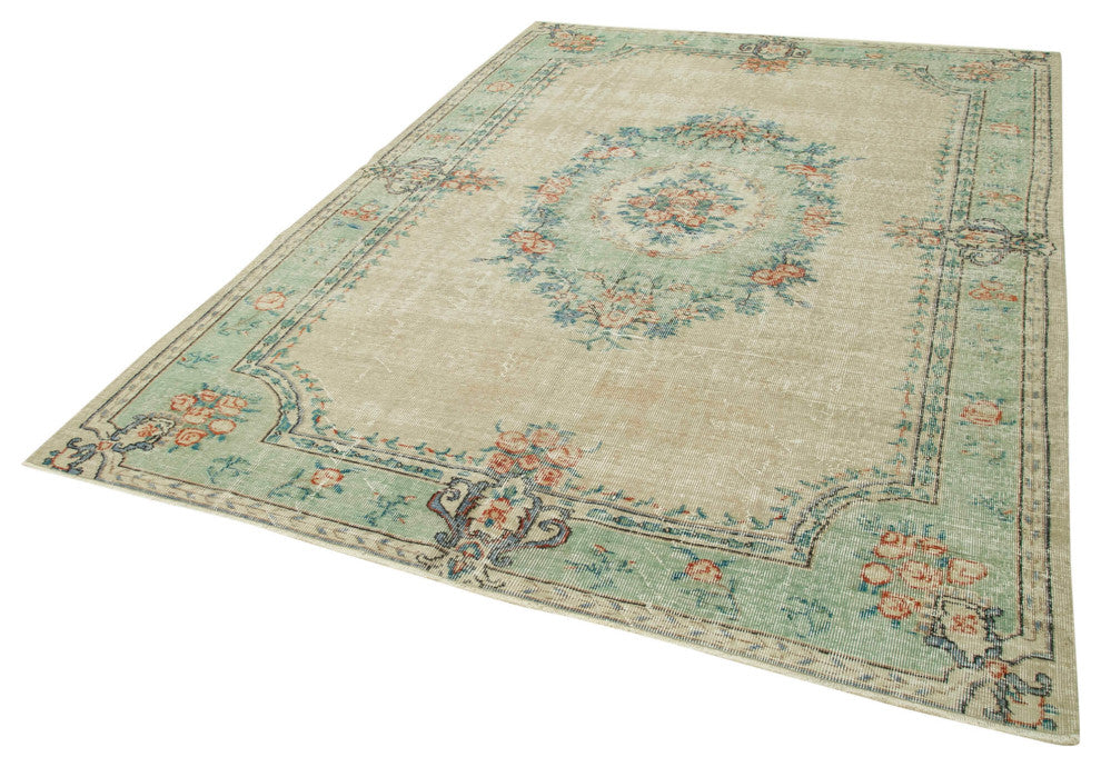 Rug N Carpet - Hand-knotted Turkish 6' 6'' x 9' 0'' Low Pile  Area Rug
