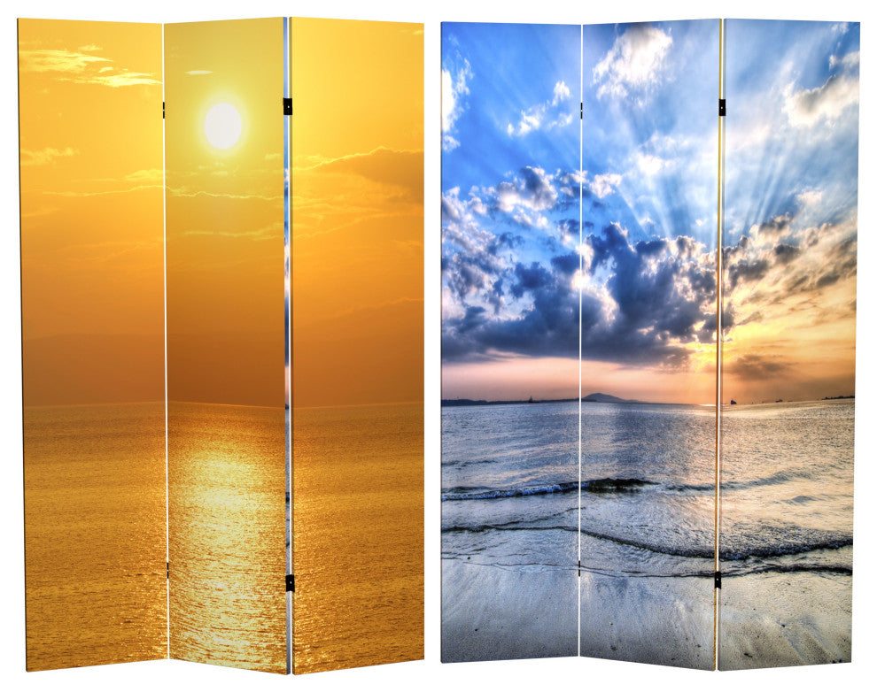 6' Tall Double Sided Sunrise Room Divider