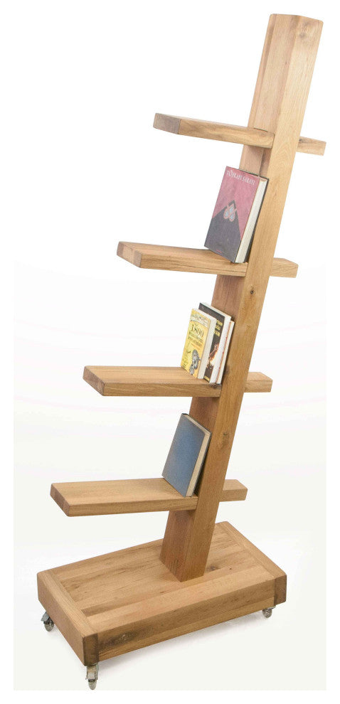 Solid Wood Bookshelf 49"x18"x85"