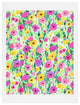 Deny Designs Jacqueline Maldonado Flower Field Pink Yellow Art Print