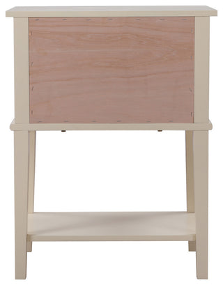 Newton 2-Drawer Nightstand, 28"H x 22"W x 16"D, Beige