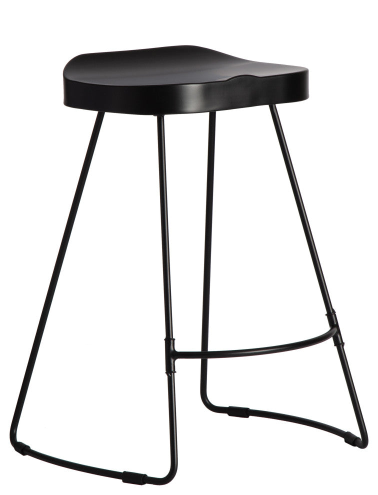 Gia 26.50" Counter Bar Stool, Black