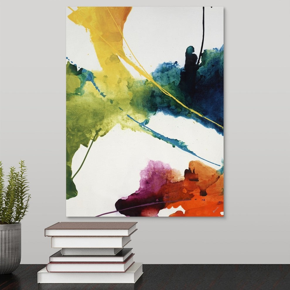 Celestial V Wrapped Canvas Art Print, 12"x16"x1.5"