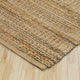 5'x8' Tan and Gray Intricately Handwoven Area Rug