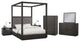 Modus Oxford 6 Piece Cal King Canopy Bedroom Set With Chest, Dolphin