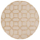 Arise Transitional Khaki Area Rug, 3'6" Round
