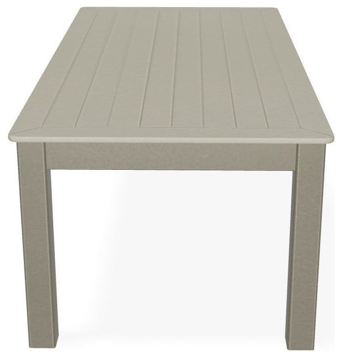 24" x 48" Marine Grade Outdoor Coffee Table, Storm