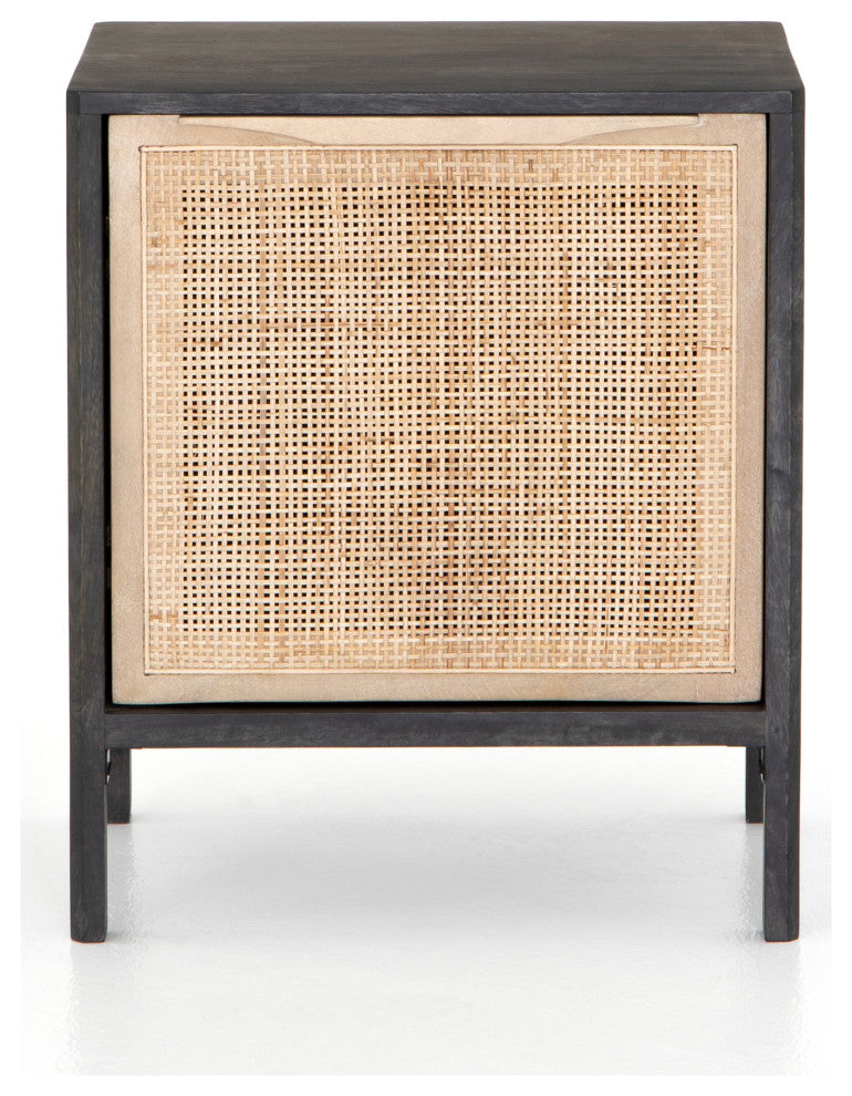 Sydney Left Nightstand, Black Wash