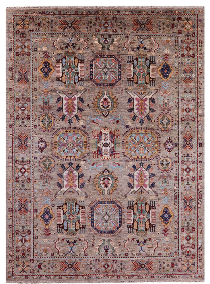 Handmade Persian Tabriz Wool Rug 8' 2" X 11' 4" Q7412