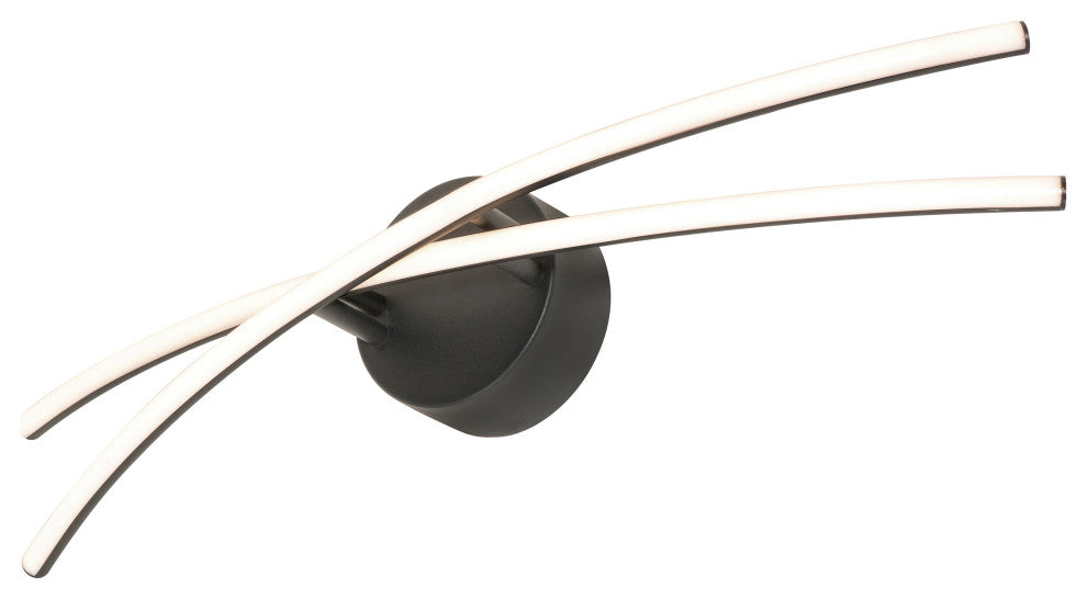 Lock 24" LED Vanity Light, Black