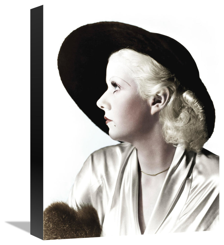 "Jean Harlow" Stretched Canvas Giclee by Hollywood Photo Archive, 13x16"