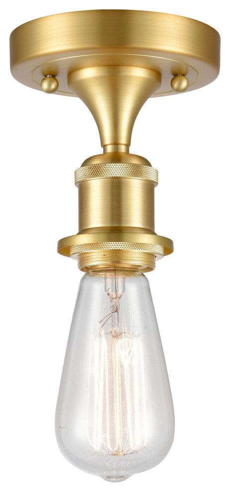 Innovations 516-1C-SG 1-Light Semi-Flush Mount Satin Gold