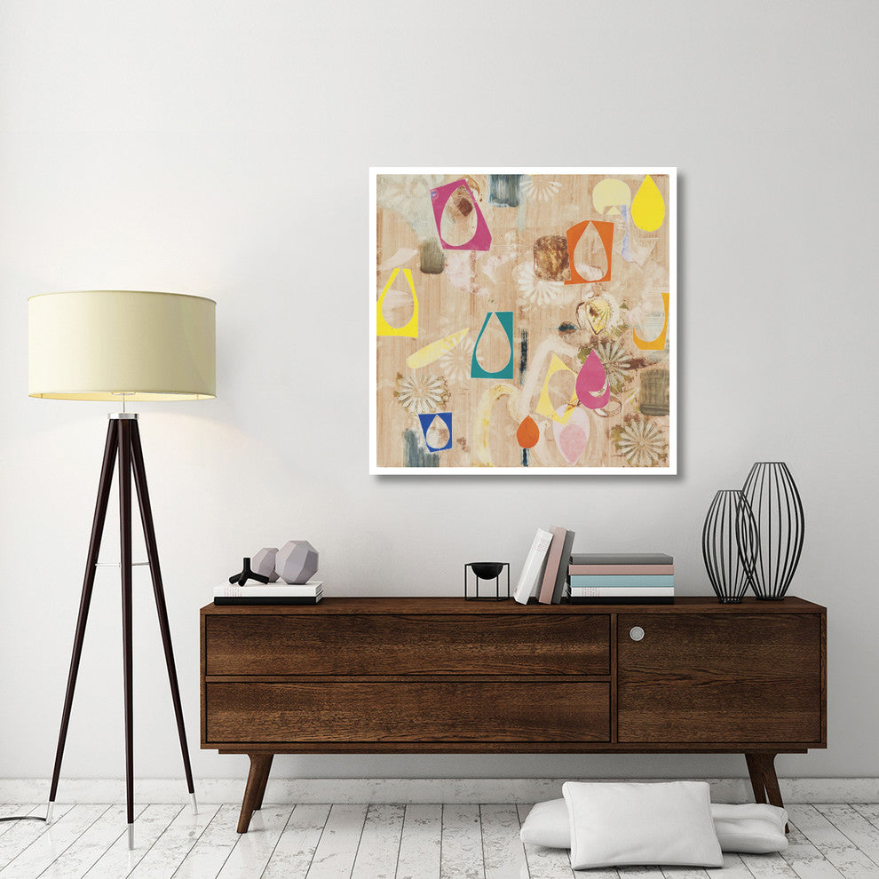 "Family Vacation" Digital Paper Print by Joan Elan Davis, 42"x42"