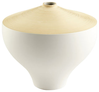 Inez Vase, Matte White, Medium
