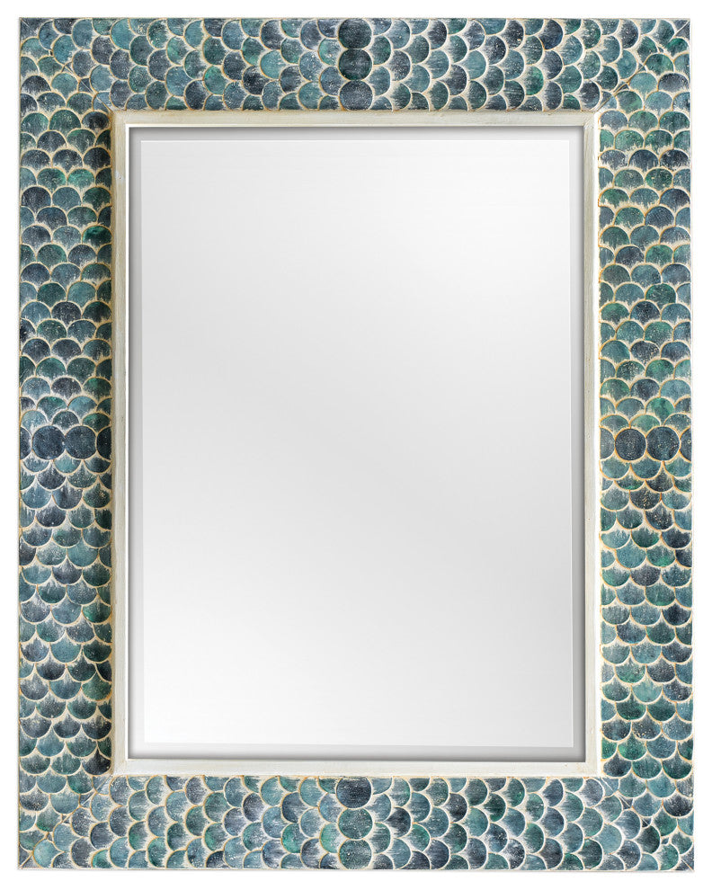 Uttermost Makaria Coastal Blue Mirror