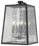 Hirche 4-Light Matte Black Wall Light