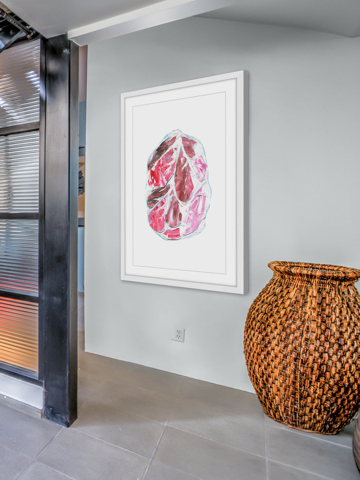"Salami Cuts" Framed Painting Print, 30"x45"