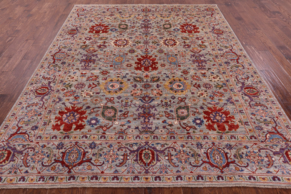 Hand-Knotted Persian Fine Serapi Wool Rug 7' 10" X 9' 6" - Q12437