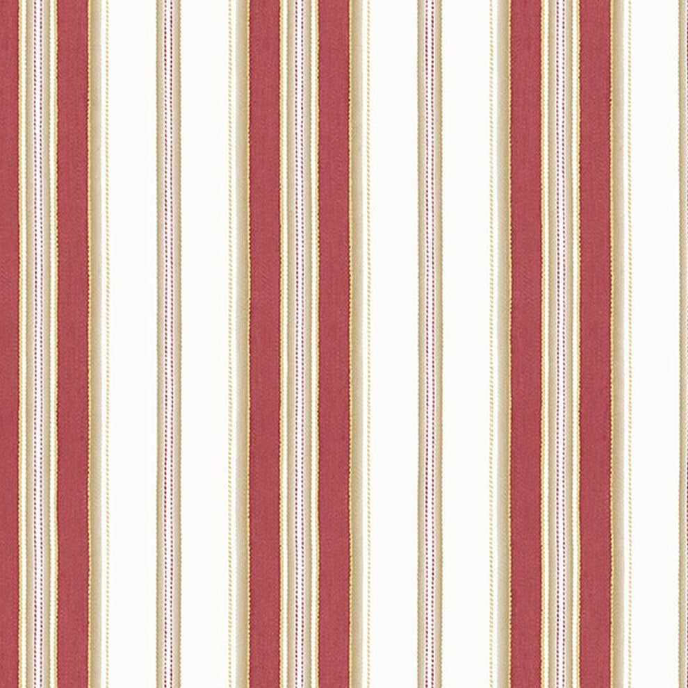 Stripes And Damasks 3, Classic Damask Stripes White, Bordo Wallpaper Sample