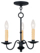 Heritage Mini Chandelier, Black
