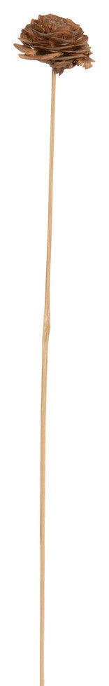Vickerman Natural Botanicals 1.57" Cedar Rose, Natural, 18"