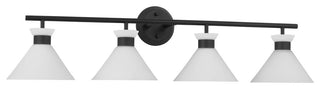 Belcarra 4 Light Bath, Midnight Black