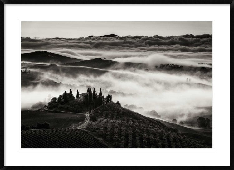 "Tuscany" Framed Digital Print by Nina Pauli, 44x32"