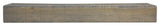 Rustic Fireplace Mantel, Ash Gray, 60" L X 5.5" H X 6.25" D