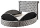 ACME Gaiva Queen Bed with Storage in Gray Velvet