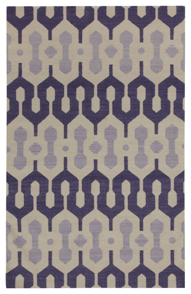 Capel Genevieve Gorder Spain Amethyst Violet 3633_475 Flat Woven Rugs - 7' X 9'