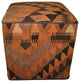 One of a Kind Kilim Rug Pouf Ottoman foot stool - #19