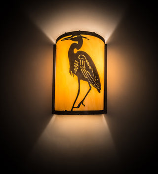8W Heron Wall Sconce