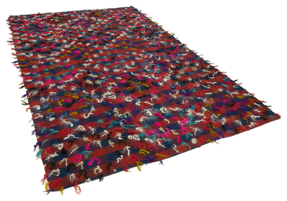 Rug N Carpet - Hand-knotted Turkish 6' 2'' x 9' 8'' One-of-a-Kind Kilim Rug
