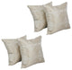 17" Jacquard Throw Pillows With Inserts, Set of 4, Ashfield Alabas